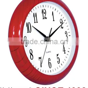 Plastic Material Wooden Color World Clock Gift thumbnail-1