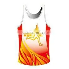 Custom Digital Printed 100% Cotton Singlet thumbnail-1