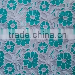 2015 China Supplier 20% Polyester 80% Cotton Mesh Lace Fabric thumbnail-1