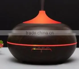 300ml Aroma Essential Oil Diffuser, Amazon Wood Grain Ultrasonic Cool Mist Humidifier With Color LED Lights Timer thumbnail-2