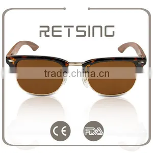 2016 New Fashion Factory Bamboo And Wood Sunglasses thumbnail-2