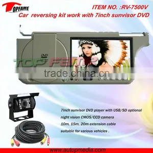 RV-7500V 7 Inch Parking Lot Sensor System With TFT LCD Monitor for Truck thumbnail-1