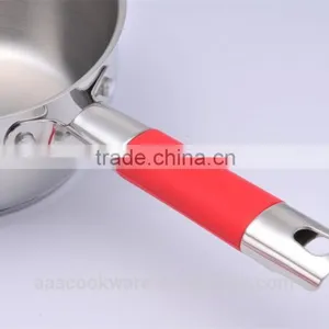 Stainless Steel Cookware With Silicone Handle thumbnail-1