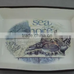 Ceramic Tray With Logo Decal thumbnail-1