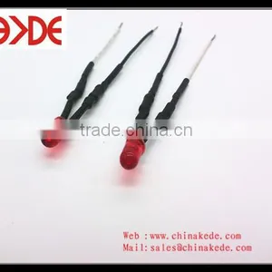 Mini Led Indicator Light With Wire 3mm 5mm Mounting Hole 50000hr Big Lifetime thumbnail-2