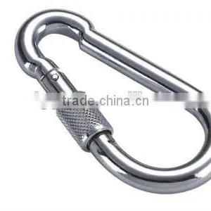 SS304 316 Snap Hook With Screw/DIN5299 Snap Hook With Screw/Factory Price Snap Hook With Screw thumbnail-3
