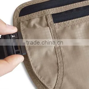 Waterproof Nylon Travel Money Belt RFID Blocking Wallet & Passport Holder thumbnail-5