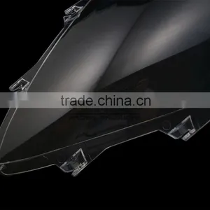 BJ-WS-R1-09 Custom Unbreakable Windscreen Windshield for Motorcycle Yamaha R1 thumbnail-4