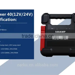 Carku Epower-40 12v/24v Jump Starter Car Jump Starter Epower 21 Battery Booster thumbnail-3