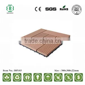 WPC Outdoor Waterproof Diy Deck Tile thumbnail-3