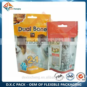 Snack Food Stand Up Pouches With Window For Food Packaging thumbnail-1