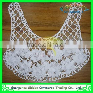 Customize Chantilly and Fancy Chiffon Neckline Lace Appliques Wholesale/lace Collar thumbnail-5
