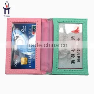 PU Leather Protecting ID Card Case Credit Card Pouch Bank Card Holder thumbnail-3