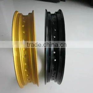 MT3.0 36 Holes Golden and Black Alloy Motorcycle Rims Wheel Rims thumbnail-1