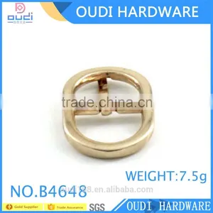 18mm Single Pin Shiny Plating Fashion Metal Accessories for Lady Belt Buckle thumbnail-3