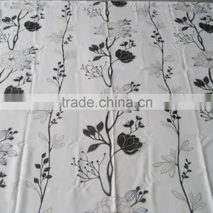 Factory Wholesale Curtain Fabric Woven 100%polyester Shower Curtain Hook thumbnail-5