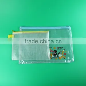 Transparent Top Sealing Zipper Pvc Bag, Slide Zip Lock Plastic Pvc Bag, Pvc School Pencil Case thumbnail-2