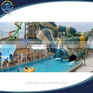 Water Park Open and Closed Spiral Slide thumbnail-2