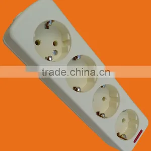 European Style 3 Way Power Extension Socket With Earth (E5003E) thumbnail-4