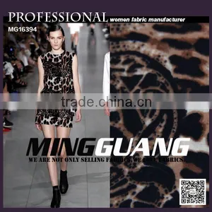 Hot Sell in Europe for Lady's Leopard Printed Polyester Knitted Fabric thumbnail-1