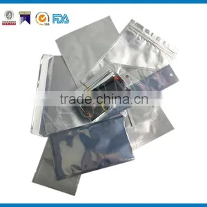 Aluminium Foil Bag One Side Clear One Side Foil Pouch With Zipper thumbnail-1