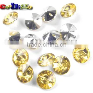 18L(11.4mm Mix Color Acrylic Cut Culet Back Fashion Rhinestone Crystal Button Stylish Bag Garment Shoe #FLN012-18L(Mix-s) thumbnail-3