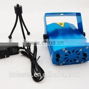 Mini Laser Stage Light Show Stage Lighting Projector 6 in 1 Pattern thumbnail-2