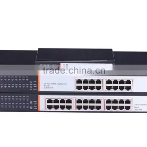 Atongda 10/100/1000Mbps 24 Port 1000M Fiber POE Switch 2 SFP Combo PoE Switch thumbnail-4