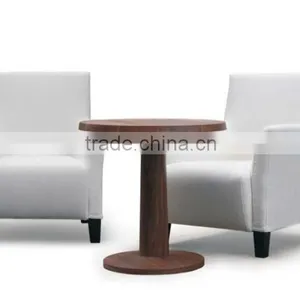 Solid Wood Small Round Table (T-88) thumbnail-2