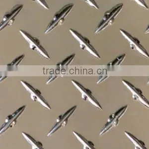 5005 5754 5083 Anti-slip Aluminum Diamond Plate for Stair/step thumbnail-1