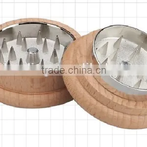 Wooden Herb Grinder, 2 Layers Tobacco Grinder, Diameter 54mm, thumbnail-2