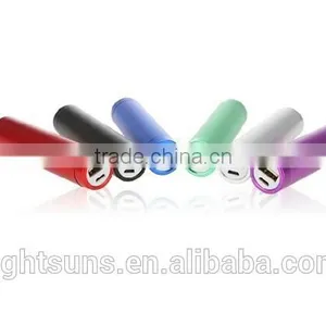 High Quality Round Super Slim Portable 2600mAh USB Mobile Power Bank For Iphone 6 5s Samsung thumbnail-4