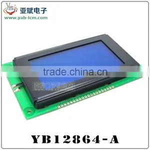 New Product 12864 LCD Screen Lcd Display Blue LCD and 6 O'clock Viewing Angle Matrix Module From China Supplier thumbnail-4