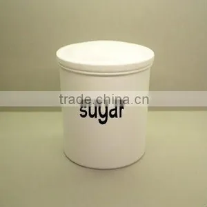 White Sugar Airtight Canister thumbnail-1