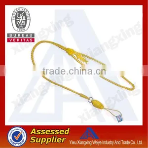 Plastic Satin Fashion Design Zipper Lanyard Create Your Own Brand thumbnail-1