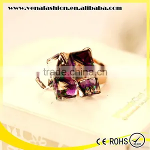 New Design Finger Crystal Chandelier Ring, Crystal Napkin Rings thumbnail-1