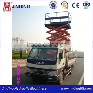 10m Lifting Height Truck Mounted Hydraulic Scissor Elevating Platform Quality Choice thumbnail-4