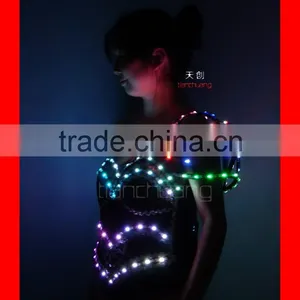 Remote Control Big Girl LED Sexy Night Club Wear thumbnail-5