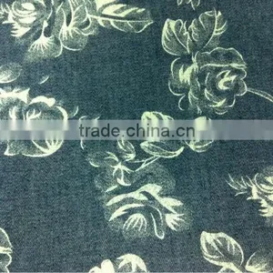 Cotton Spandex Denim Printed Fabric-025 thumbnail-1