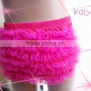 Latest Design Newborn Underwear Baby Comfortable Ruffle Bloomer thumbnail-4