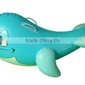 PVC Inflatable Dolphin Kiddy Rides on thumbnail-1