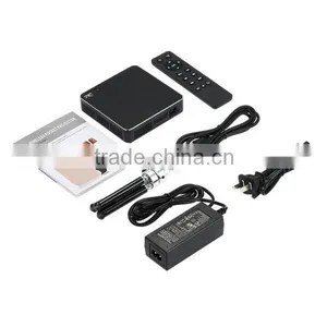 HDP200 Mini DLP Projector 200 ANSI Lumens 1280x800 1080p for Home Theater thumbnail-4
