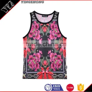 2016 Popular 100% Cotton Logo Printed Custom Mens Gym Stringer Vest thumbnail-6
