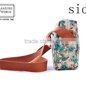 2016 Classic Chinese Folk Style Fancy Floral Canvas Lady Sling Bag thumbnail-3