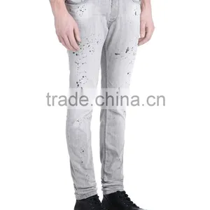 2015 Hot Sale Cheap Skinny Jeans For Men 100%Cotton Denim Wholesale Men Denim Jeans thumbnail-2