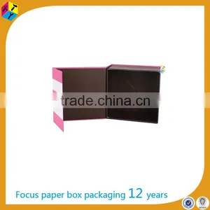 Custom Nice Folding Paper Packaging Purple Hat Boxes thumbnail-4