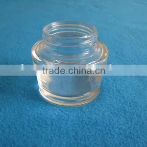 Thickness Bottom Clear Glass Cream Jar thumbnail-1