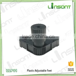 Customized Plastic Adjustable Furniture Hardware Leg Fixing for Cabinet thumbnail-1