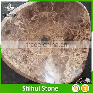 Dark Emperador Marble Wash Basin, Small Wash Basin thumbnail-1