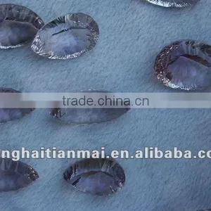 Beautiful Natural Purple Multi-Faceted Quartz Rock Crystal Carved Crystal CRAFT DIMOND thumbnail-1